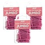 JAM Paper Jumbo  Paper Clips, Pink, 3/Pack (42186873B)~#|#~sp49917555_sc7