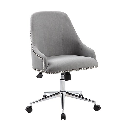 Boss Carnegie Desk Chair Grey (B516CGY) Staples