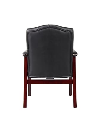 Boss CaressoftPlus Vinyl Guest Chair, Black (B959-BK) Sansujyuku sansujyuku.com