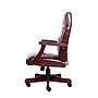 Boss Classic Vinyl Executive Oxblood Chair, Burgundy/Mahogany Finish Frame (B905-BY)~#|#~sp5014133_sc7