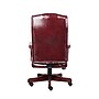 Boss Classic Vinyl Executive Oxblood Chair, Burgundy/Mahogany Finish Frame (B905-BY)~#|#~sp5014330_sc7
