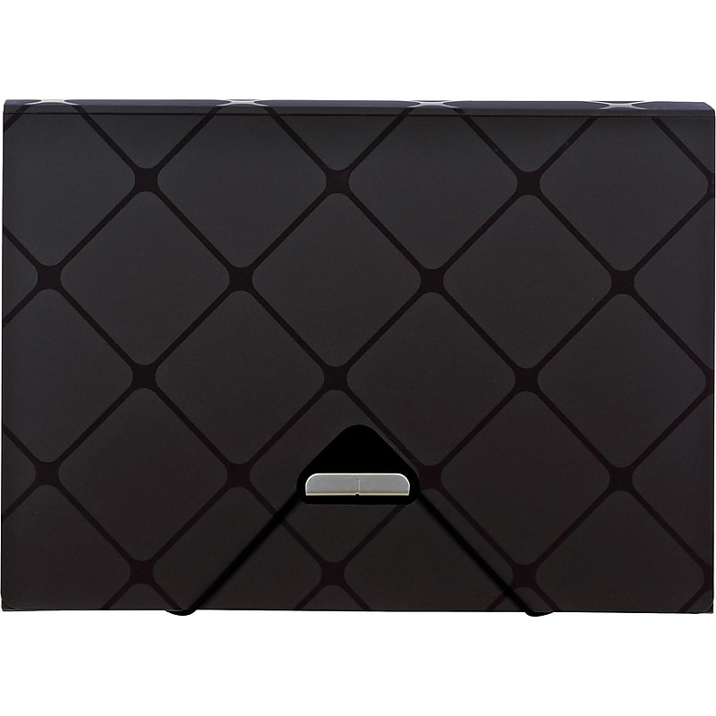 Pendaflex Accordion File, 8.5" x 11" (US letter), 13-Pocket, Black (PFX 39624BLA) image 1