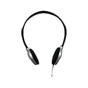 Maxell HP-200 Headphones, Black/Silver (MXLHP200)