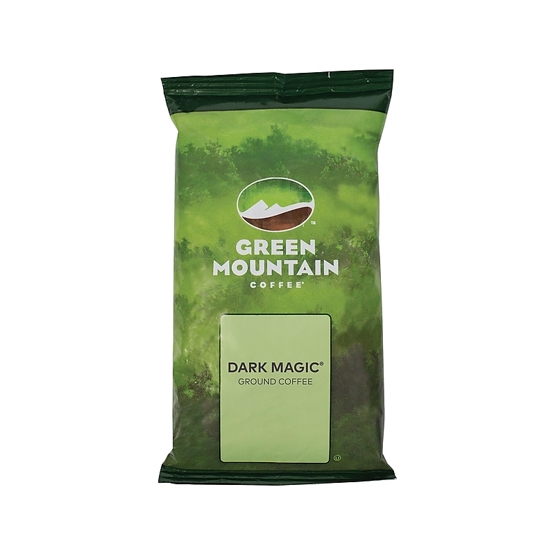 Green Mountain Dark Magic Ground Coffee Packs, Dark Roast, 2.2 oz., 50/Carton (4670) image 1
