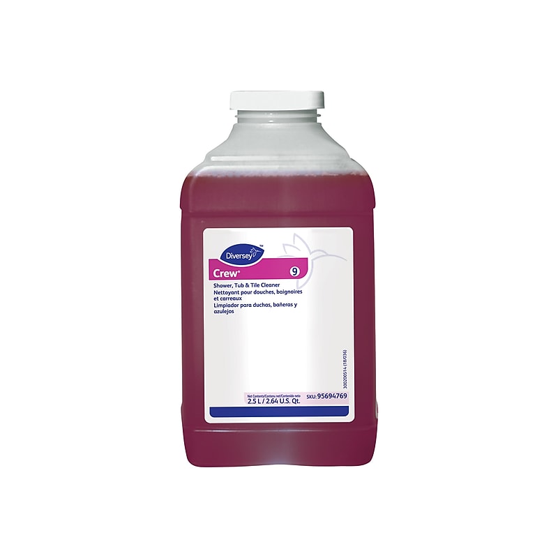 Crew 9 Restroom Cleaner for Diversey J-Fill, Fresh, 2.5 L / 2.64 U.S. Qt., 2/Carton image 1