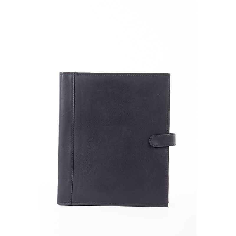 Bugatti Leather Portfolio Case with Buckle Closure, Black (WRC1516) image 1