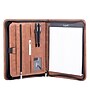 Bugatti Valentino Faux Leather Portfolio Case with Zipper Closure, Cognac (WRC1517-Cognac)~#|#~sp50664672_sc7