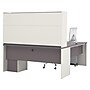 Bestar Connexion 71"W L-Shaped Desk with Hutch and Pedestal, Slate/Sandstone (93859-59)~#|#~sp50665678_sc7