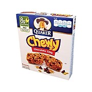 Quaker Chewy Bars, Chocolate Chip, 0.84 Oz., 8/Box (31182)