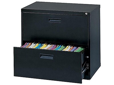 UPC 820602091004 product image for MBI 2-Drawer Lateral File Cabinet, Locking, Letter/Legal, Black, 30