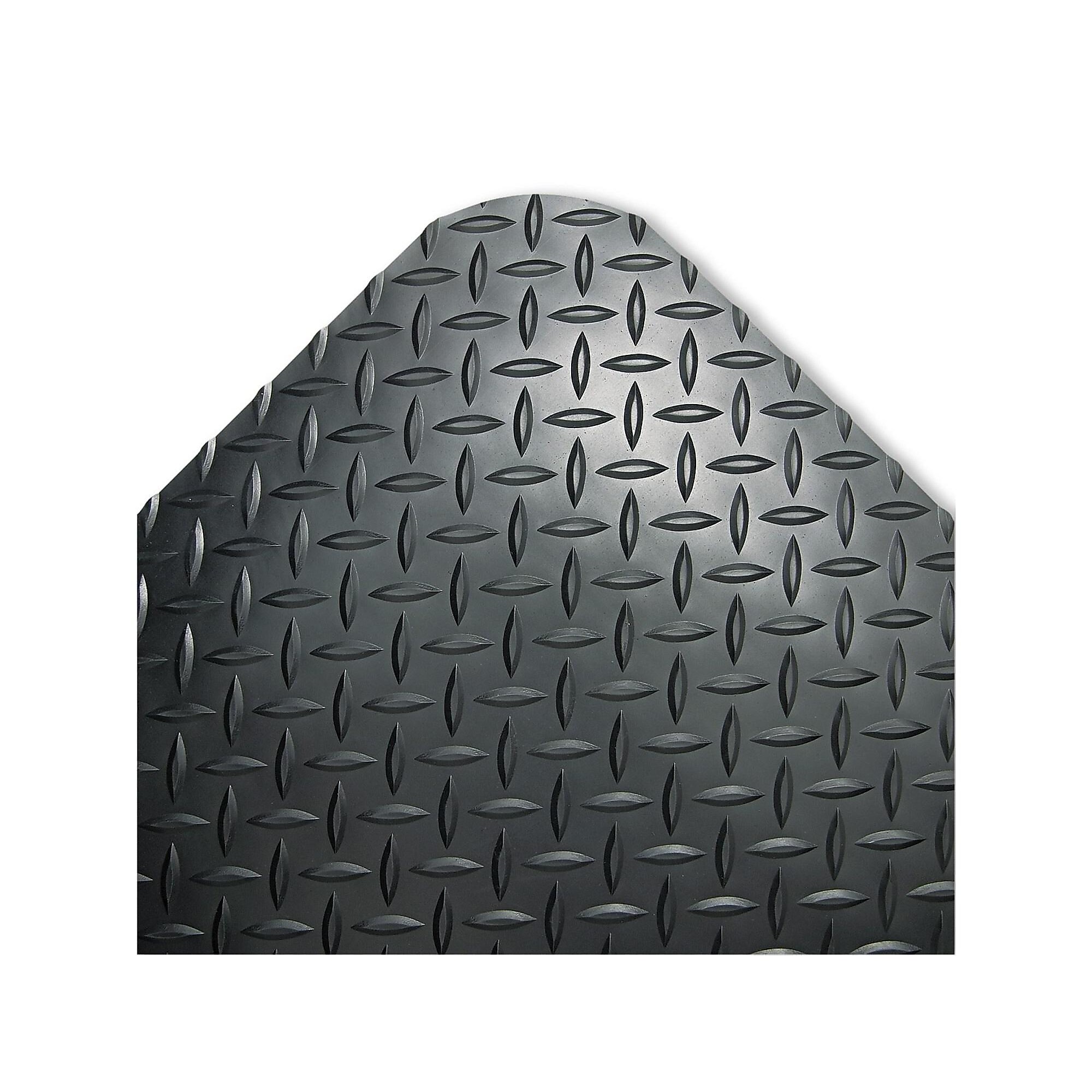 Crown Mats #500 Industrial Deck Plate Anti-Fatigue Commercial, 2′ x 3′, Black (CD 0023DB) Sansujyuku sansujyuku.com