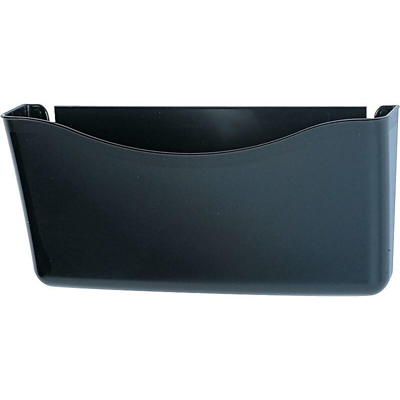 Eldon 1-Pocket Poly Letter Size Wall File, Smoke (65988) image 1
