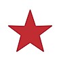 Accu-Stamp Pre-Inked Stamp, Star, Red Ink, 5/8" (030726)~#|#~sp50665869_sc7