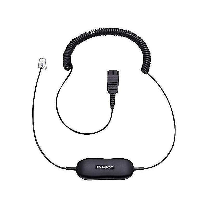 jabra GN1200 CC Headset Cable, Black (88011-99) image 1