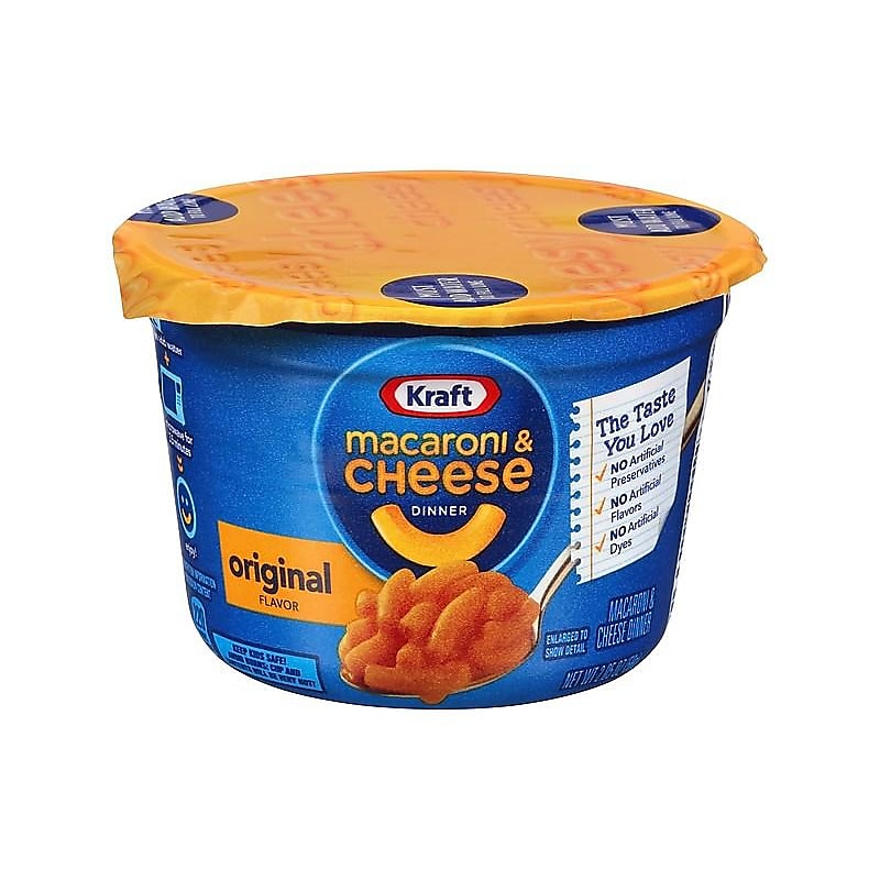 Kraft Easy Mac & Cheese Noodles, 2.05 oz. Cups, 10/Carton (GEN01641) image 1