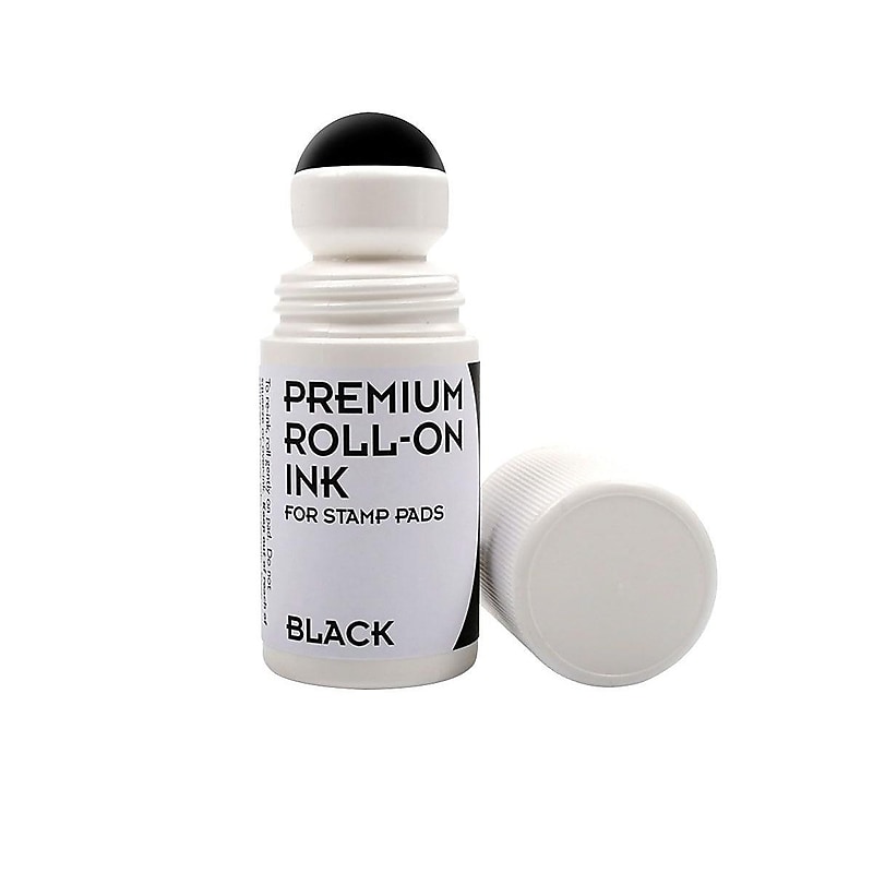 2000 Plus Premium Roll-On Ink Refill, Black Ink (030259) image 1
