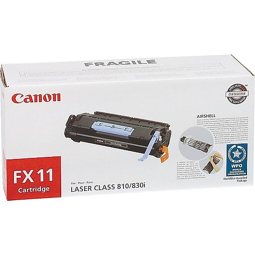 【トナー買取】Canon　imagePRESS　Toner　T01 Canon FX-11 Black Standard Yield Toner Cartridge (1153B001) | Staples