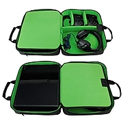 USA Gear S13 Xbox One / Xbox One X Travel Carrying Case, Green (GRSLS13100GNEW_DS)