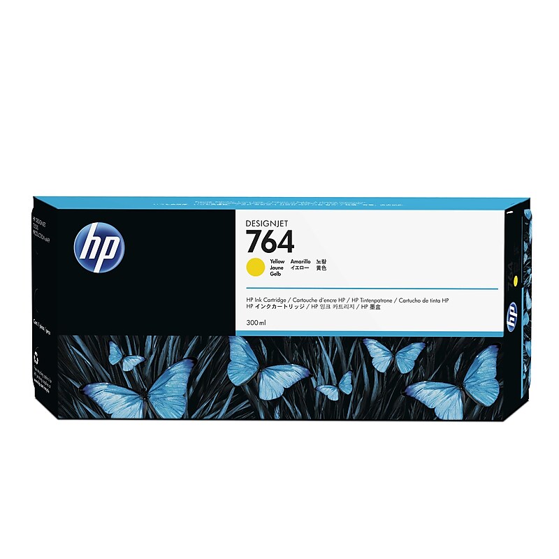HP 764 Yellow Standard Yield Ink Cartridge (C1Q15A) image 1