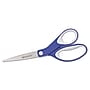 Straight KleenEarth Soft Handle Scissors, 8" length, Blue/Gray~#|#~sp5071002_sc7