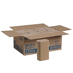Pacific Blue Basic Recycled Multifold Paper Towel, 1-Ply, 250