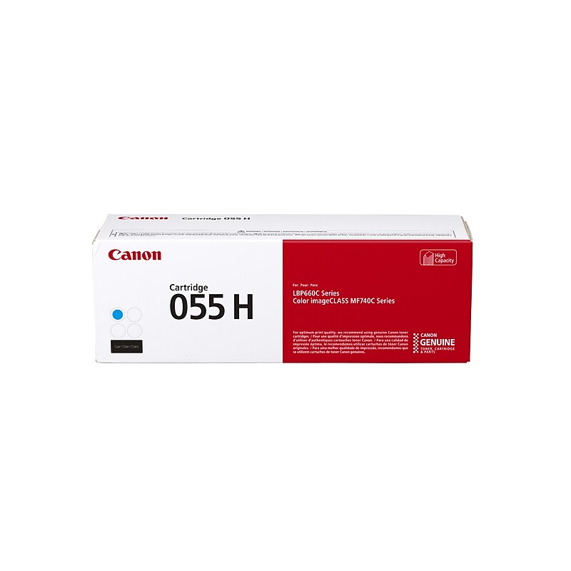 Canon 55 Cyan High Yield Toner Cartridge (3019C001) image 1