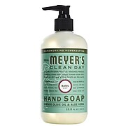 Mrs. Meyer’s Clean Day Liquid Hand Soap Bottle, Basil Scent, 12.5 oz (651344)