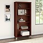 Bush Furniture Somerset 65" 5-Shelf Bookcase with Adjustable Shelves, Hansen Cherry Laminate (WC81765)~#|#~sp50982957_sc7