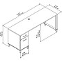 Bush Furniture Somerset 72"W Office Desk with Drawers, Hansen Cherry (WC81772)~#|#~sp50982974_sc7