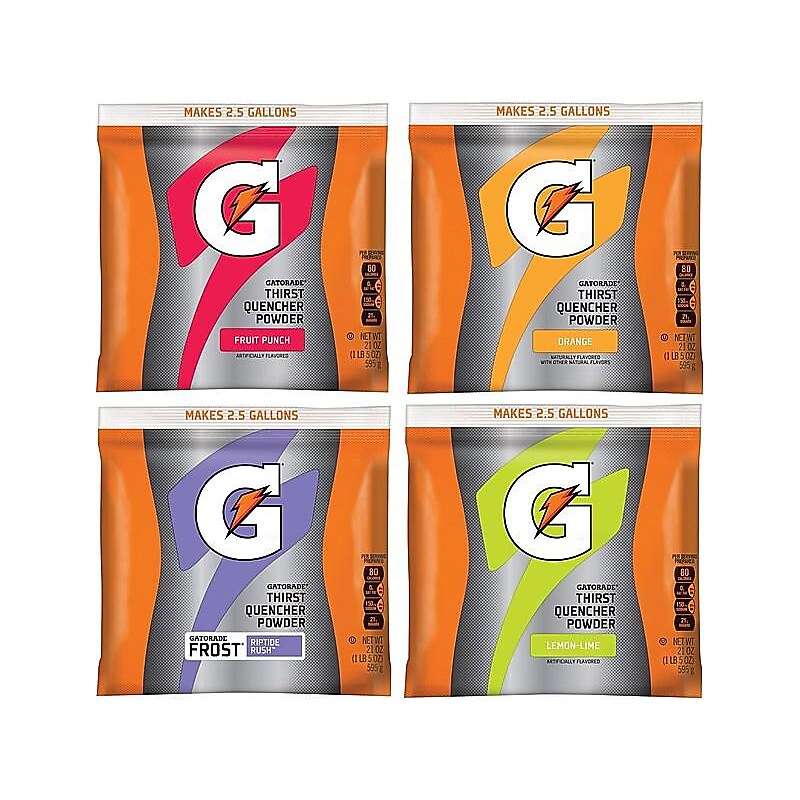 Gatorade Thirst Quencher Variety Pack Powdered Sports Drink Mix, 21 oz., 32/Carton (QUA03944) image 1