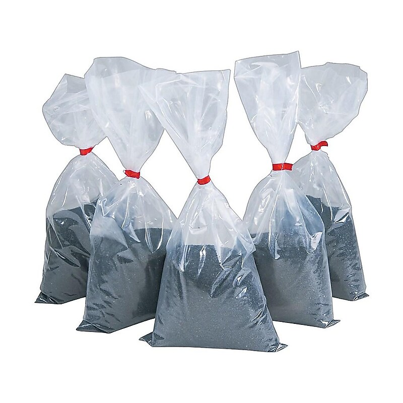 Rubbermaid Ash Urn Sand, Black, 5 lbs., 5 Bags/Carton (FGB25) image 1