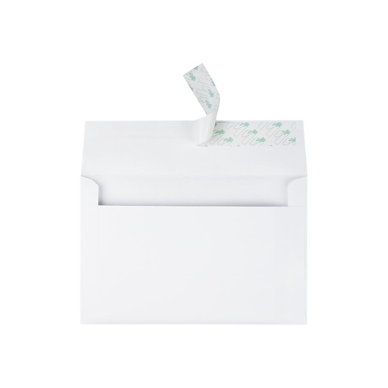 Quality Park 8.75"W x 5.75"H Blank Envelopes, White, 100/Box (QUA10750) image 1