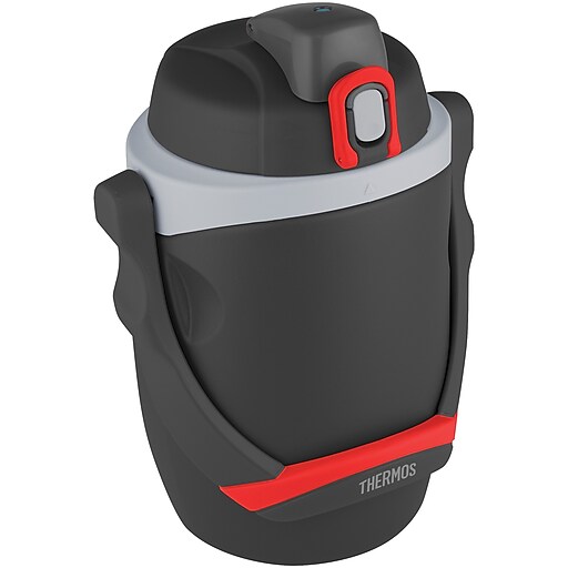 Thermos Insulated Hydration Bottle, Black, 64ounce(Fpg1901bk4) Staples