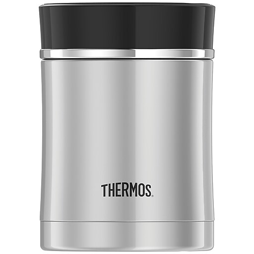 Thermos Sipp Stainless Steel Food Jar, 16ounce, Black (Ns340bk004