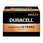 Duracell Coppertop AAA Alkaline Batteries, 24/Pack (MN2400BKD)