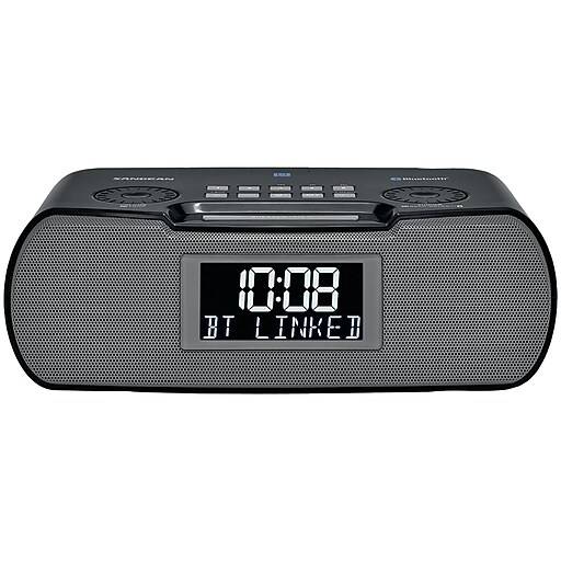 Sangean Digital AM/FM-RDS/Bluetooth Clock Radio with USB Charger