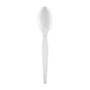 Dixie Plastic Teaspoon, Heavy-Weight, White, 1000/Carton (TH217)~#|#~sp51408292_sc7