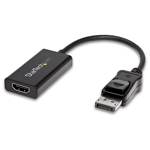 StarTech DP to HDMI Adapter with HDR (DP2HD4K60H) Staples