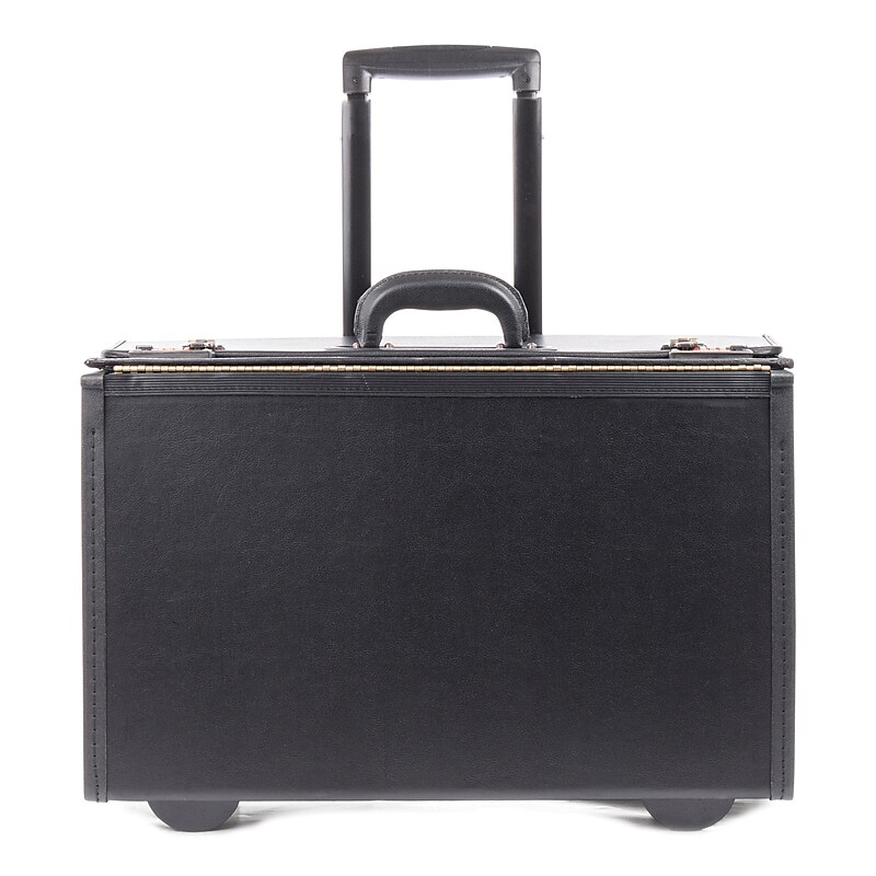 Swiss Mobility Vegan Leather Business Case On Wheels, Black (251622) image 1