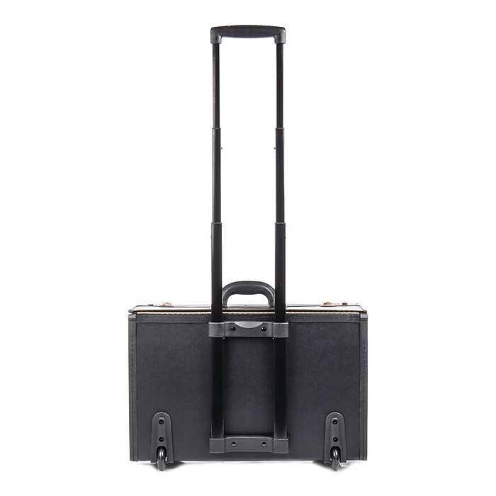 Swiss Mobility Vegan Leather Business Case On Wheels, Black