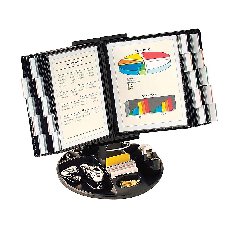 Aidata Metal Display Panel Holder, 14" x 25" x 9", Black (FDS021L-20) image 1