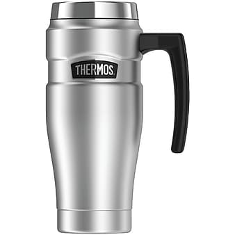 Thermos Sk1000sttri4 Stainless King Vacuum-insulated Travel Mug, 16oz (silver)