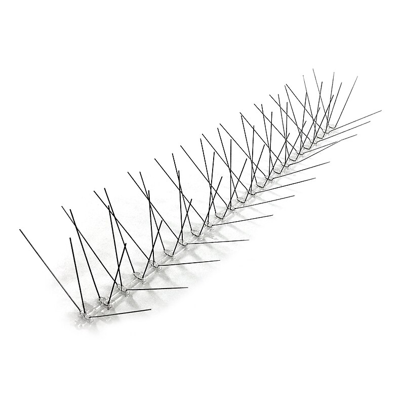 Bird-X Deterrent Steel Spikes, Bird Control, 8"W, 10 ft. Long (EWS-10) image 1