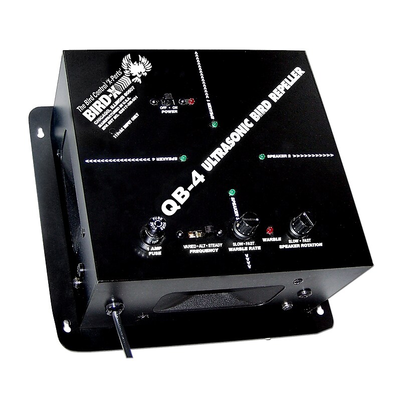 Bird-X Deterrent Ultrasonic Bird Control, Covers 6,500 sq ft (QB4) image 1