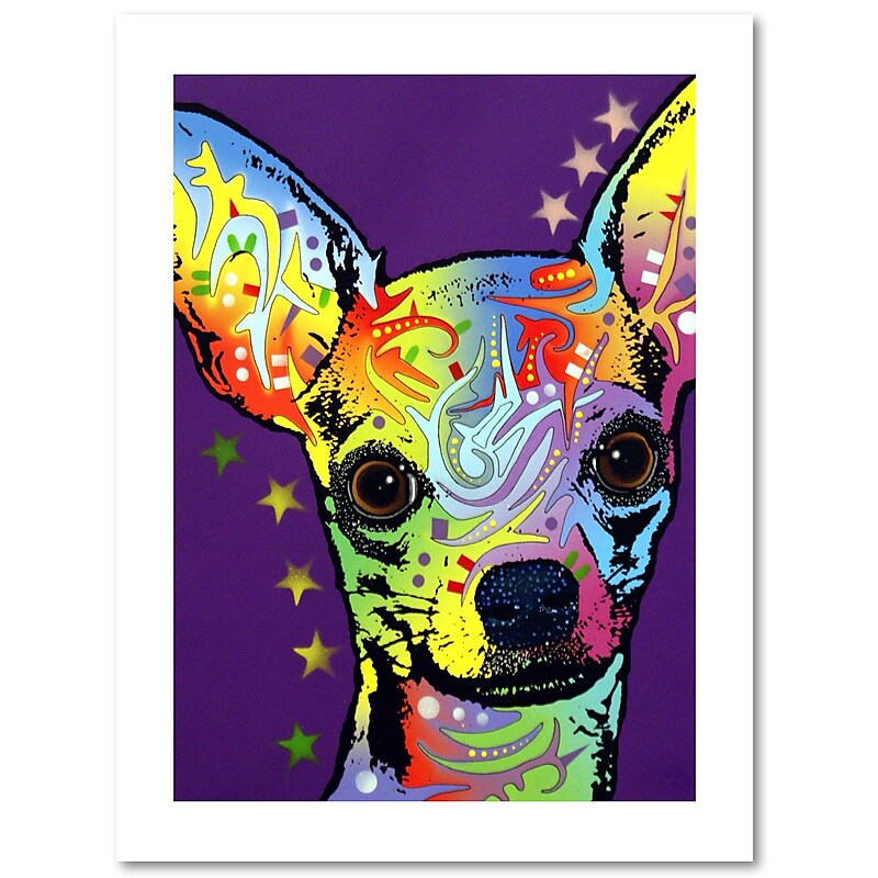 Trademark Fine Art Dean Russo 'Chihuahua II' 18" x 24" Paper Rolled Art Print (190836146574) image 1