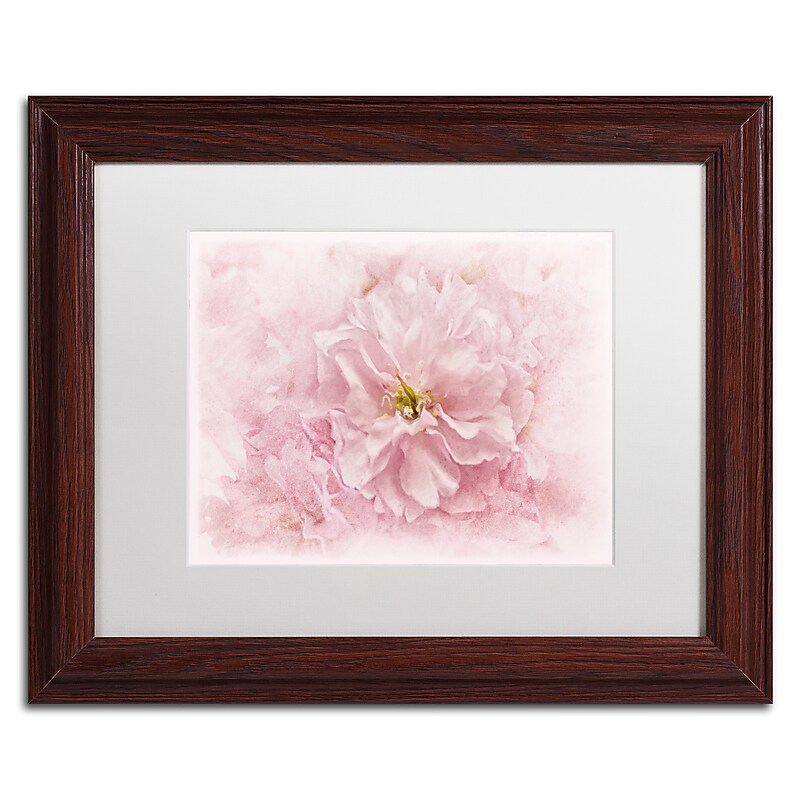 Trademark Fine Art Cora Niele 'Cherry Blossom' 11" x 14" Matted Framed (190836252282) image 1