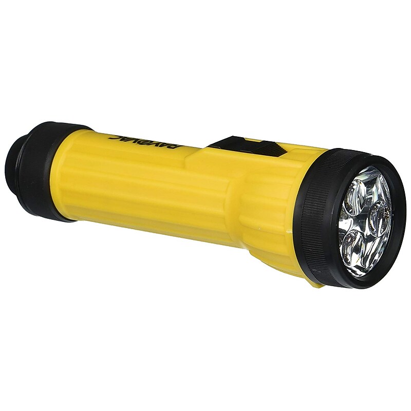 Rayovac Industrial 2 D Zinc Chloride Yellow Polypropylene Work Flashlight, (3) LED's image 1