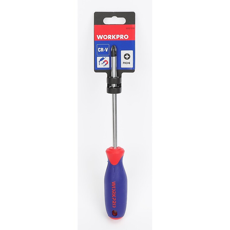 Workpro Phillips Screwdriver, #3x6" (W021038WE) image 1