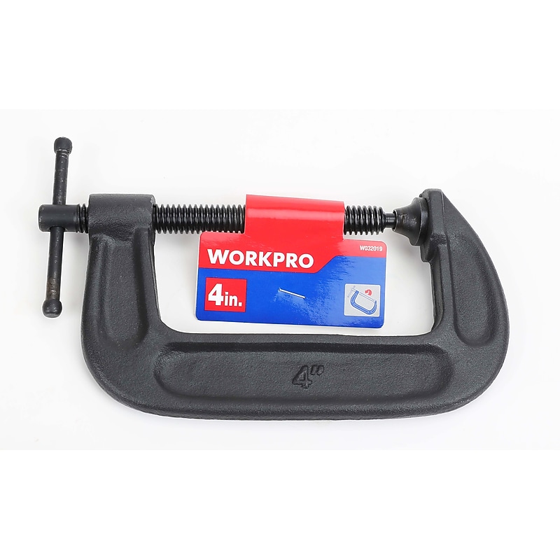 Workpro 4" Steel C-Clamp (W032019WE) image 1