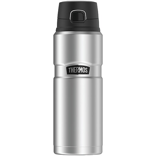 Thermos Stainless Steel Drink Bottle, Silver (THR4000STTRI4) | Staples